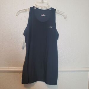 Under Armour HeatGear Men's Black Sleeveless Tank Top Shirt Size Small SM